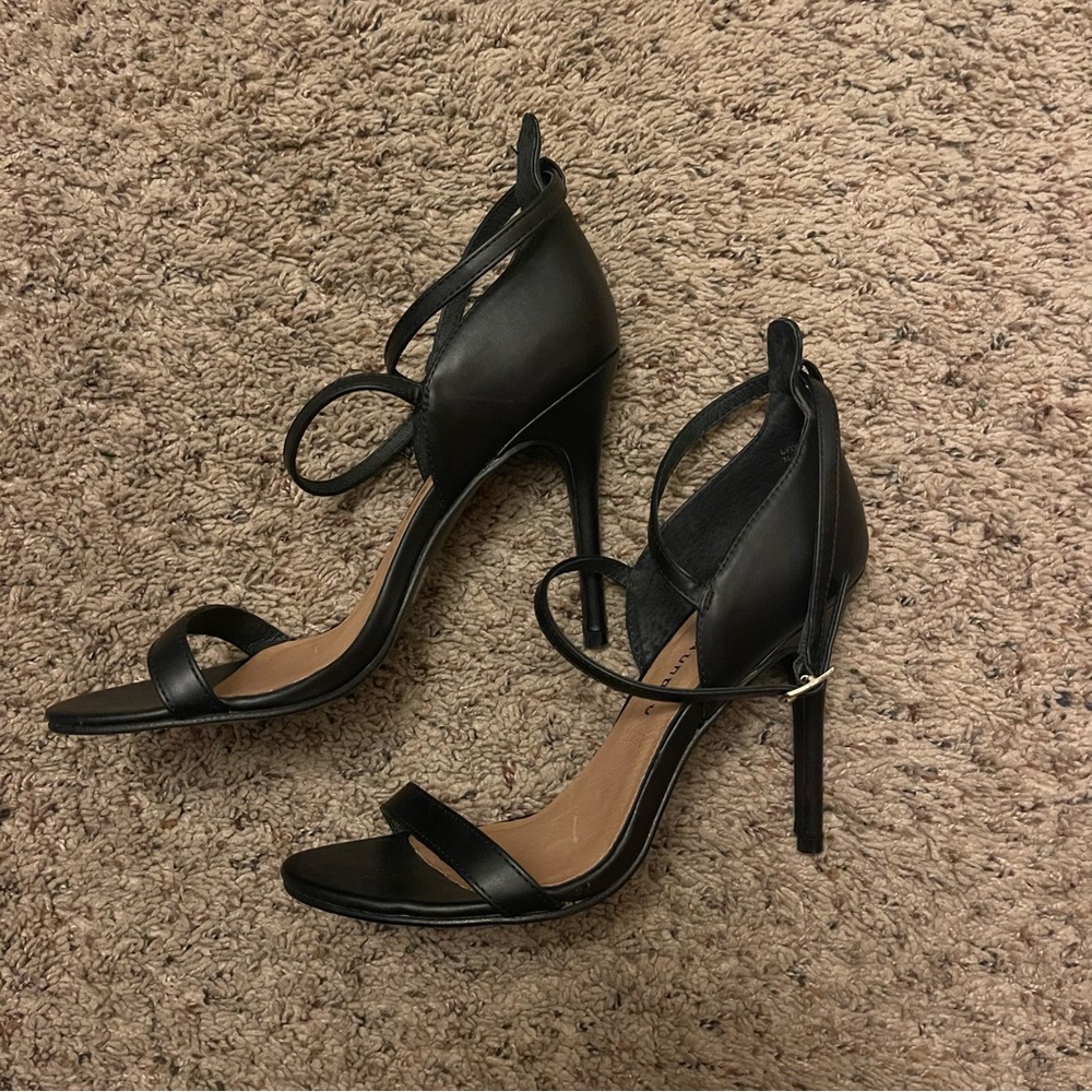 Black stilettos
